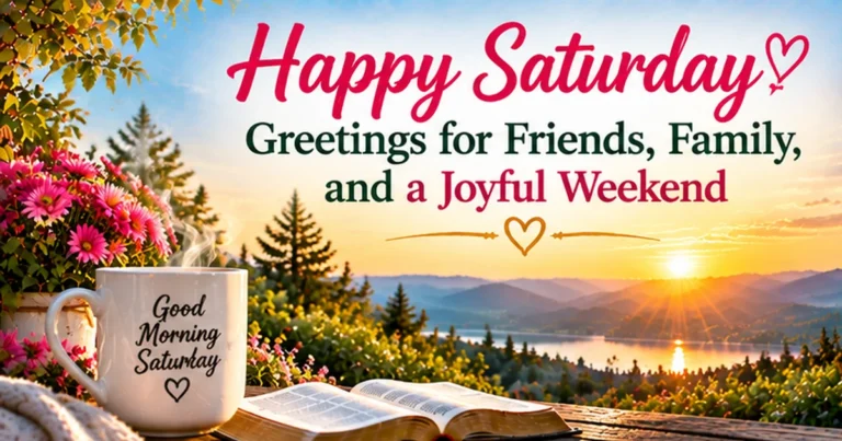 129+ Happy Saturday Greetings for Friends, Family, and a Joyful Weekend
