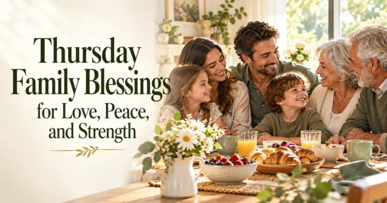 140+ Thursday Family Blessings for Love, Peace, and Strength