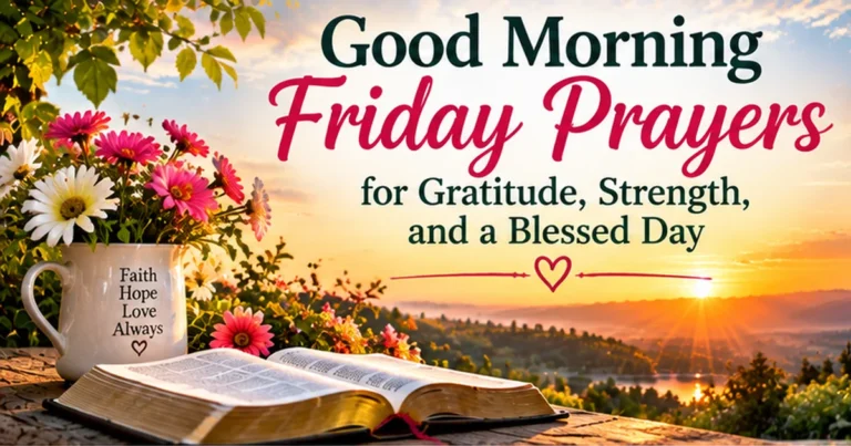 145+ Good Morning Friday Prayers for Gratitude, Strength, and a Blessed Day