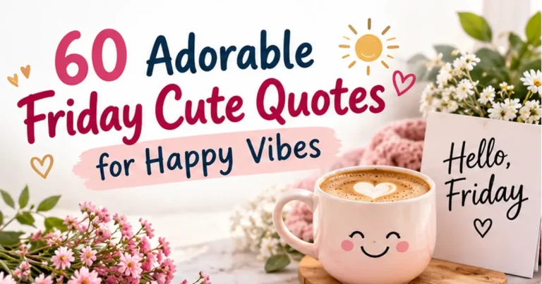 60 Adorable Friday Cute Quotes for Happy Vibes