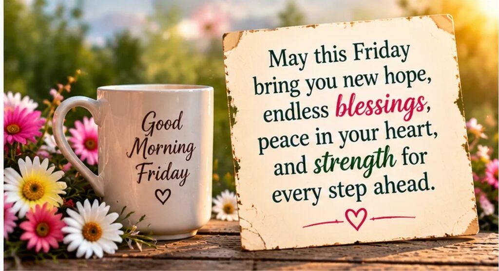 A Short Friday Morning Prayer to Begin the Day