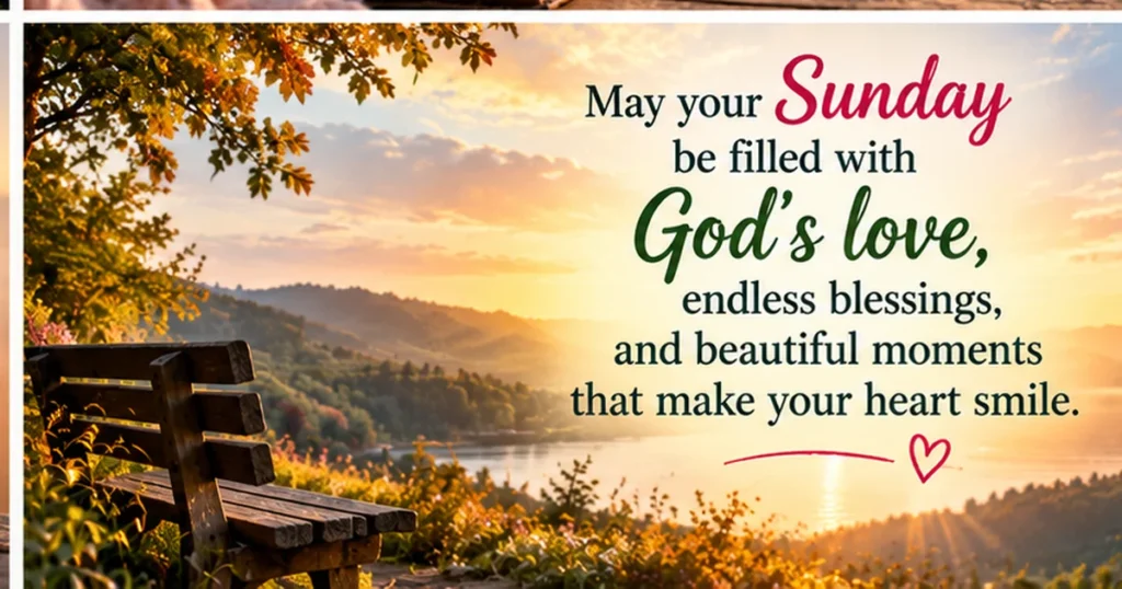 Blessed Sunday Words for Family and Friends