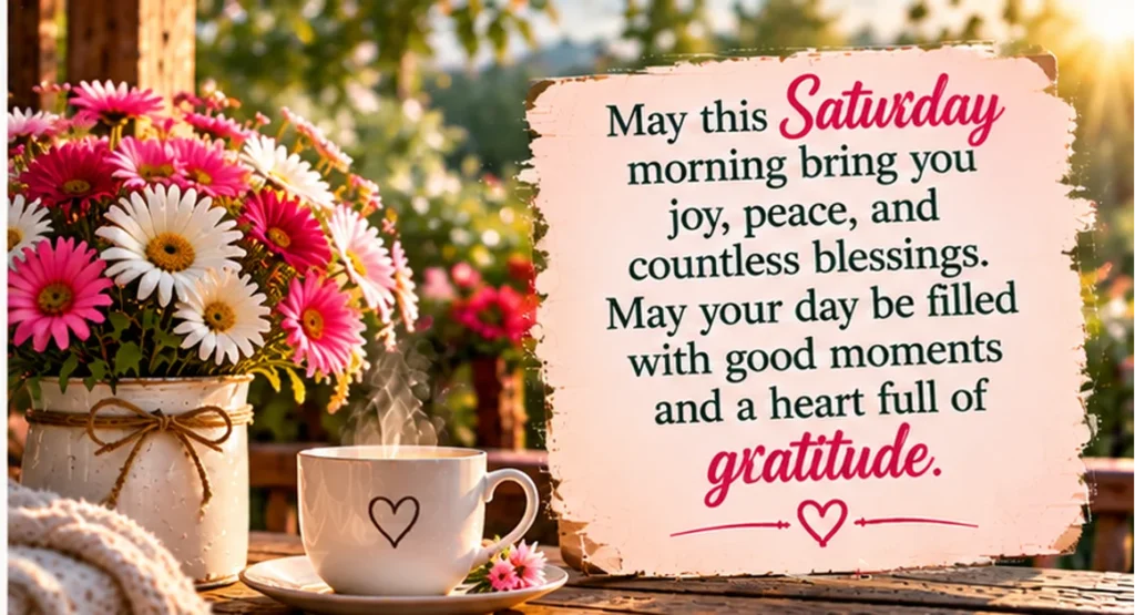 Cheerful Saturday Morning Words for Image Designs
