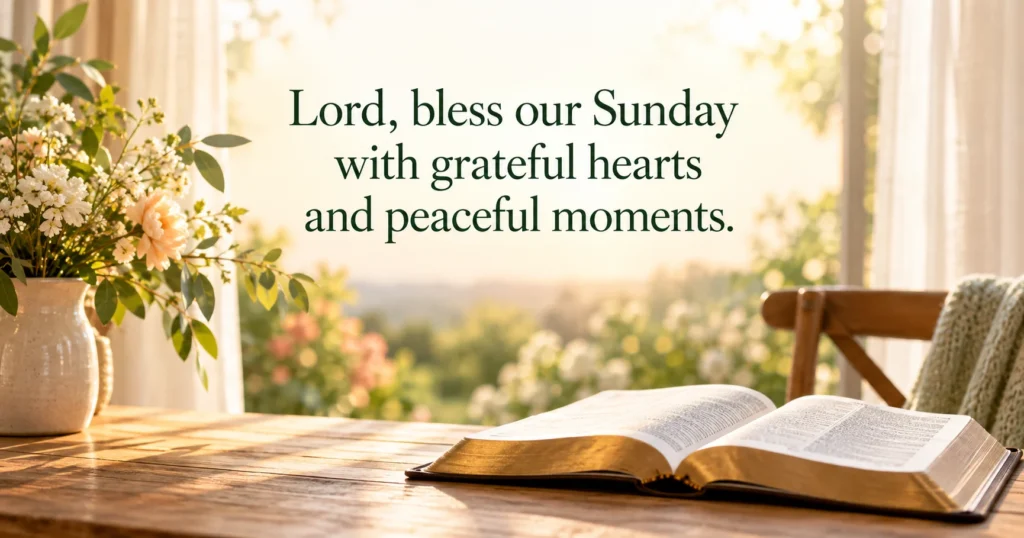 Christian Sunday Messages for Worship and Rest