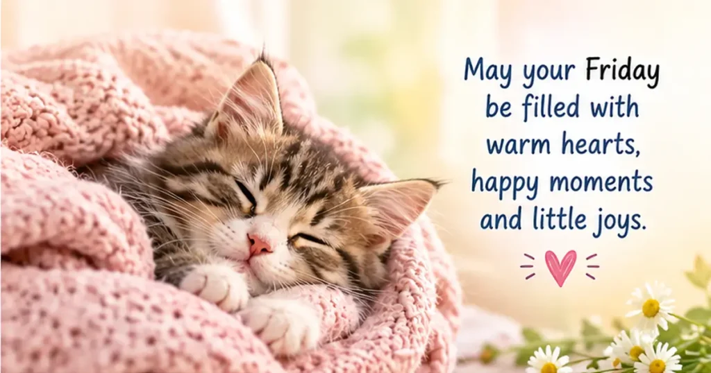 Cute Friday Blessing Image Ideas with Matching Text