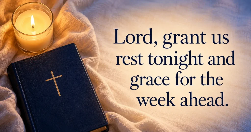 Evening Prayers to Pair with an Image