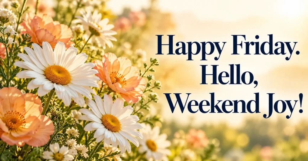 Faith-Filled Friday Blessings for a Peaceful Weekend