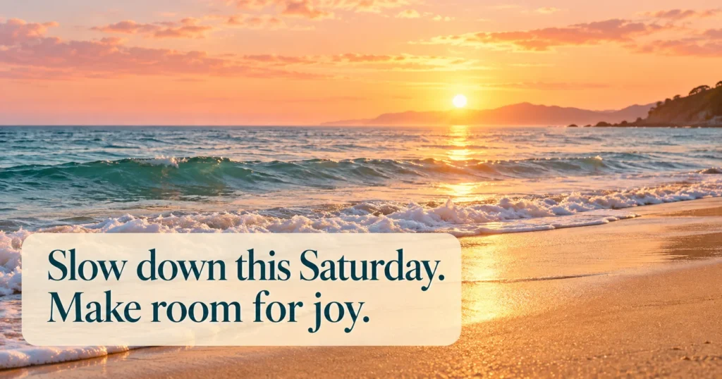 Gentle Weekend Wishes for Rest and Renewal