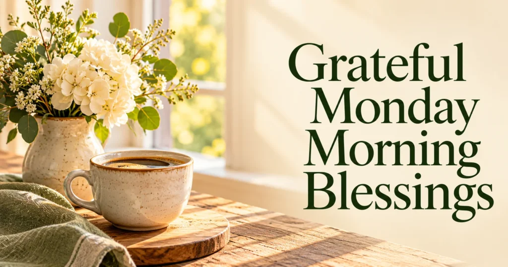 Grateful Monday Morning Blessings