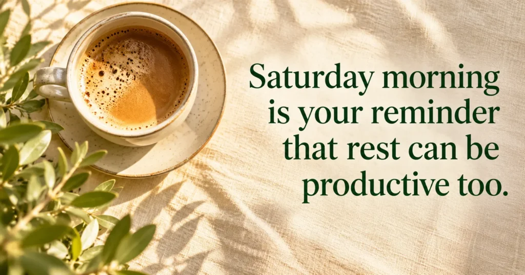 Inspirational Saturday Thoughts for a Fresh Start