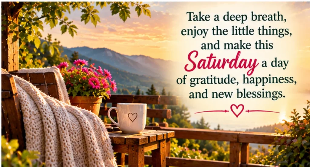 Warm Saturday Messages for Family
