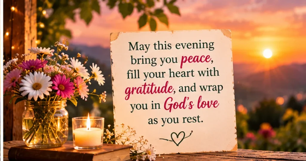 Short Evening Blessings for Quick Sharing