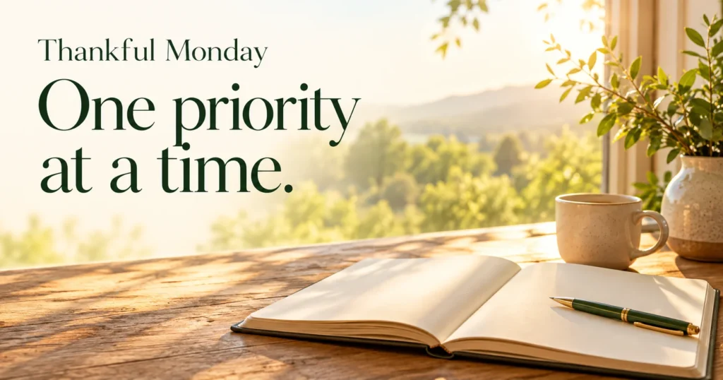 Short Thankful Monday Captions and Texts