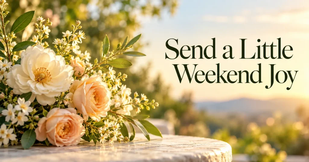 Short Weekend Blessings Made for Image Text