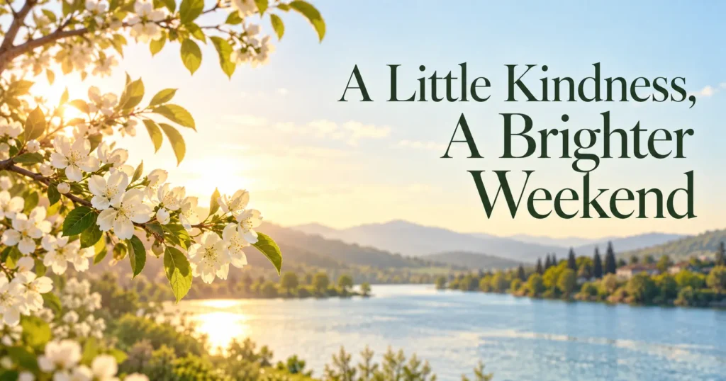 Social Media Captions for Weekend Blessing Images