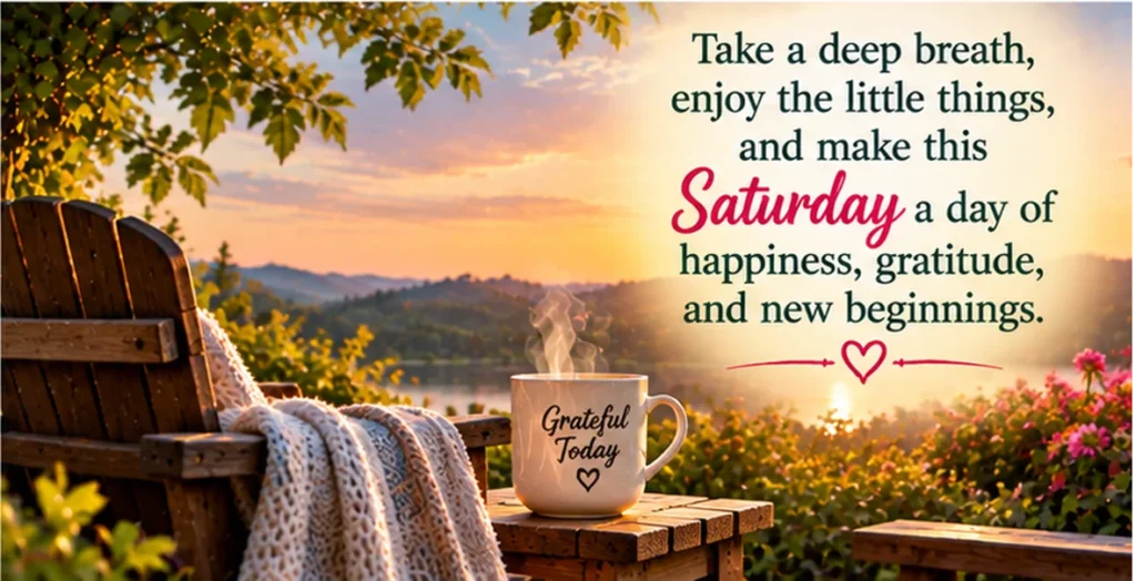 Warm Saturday Greetings for Friends